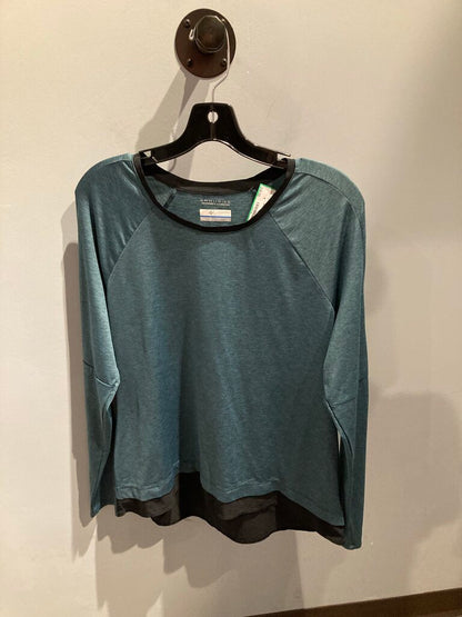 Columbia LS Crew, Green/Black, Women's L