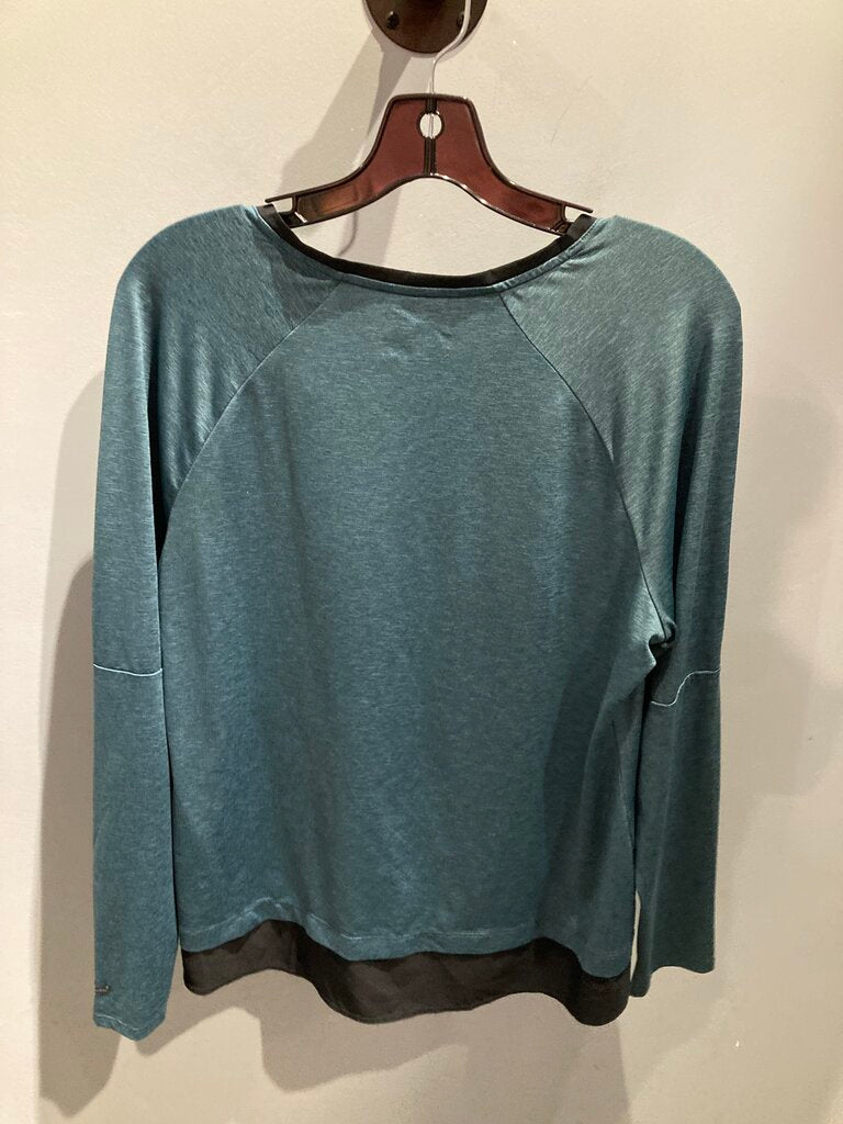 Columbia LS Crew, Green/Black, Women's L