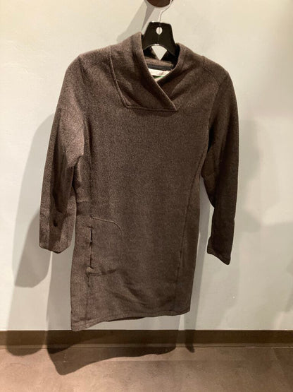 Woolrich Fleece Dress, Brown/Black, Women's S