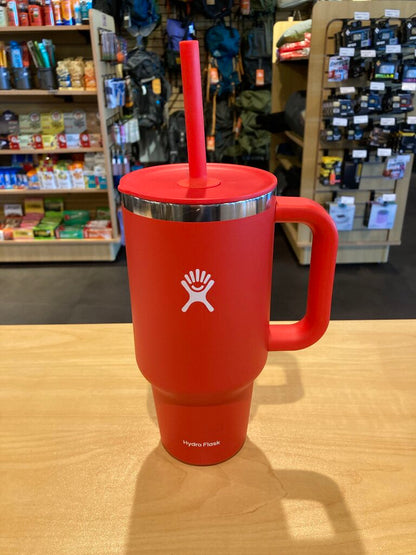 Hydroflask Insulated Straw Tumbler, Red, 32oz