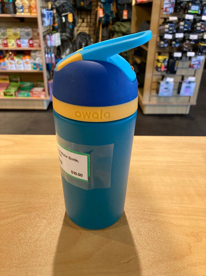 Owala Insulated Water Bottle, Teal/Yellow, 14oz