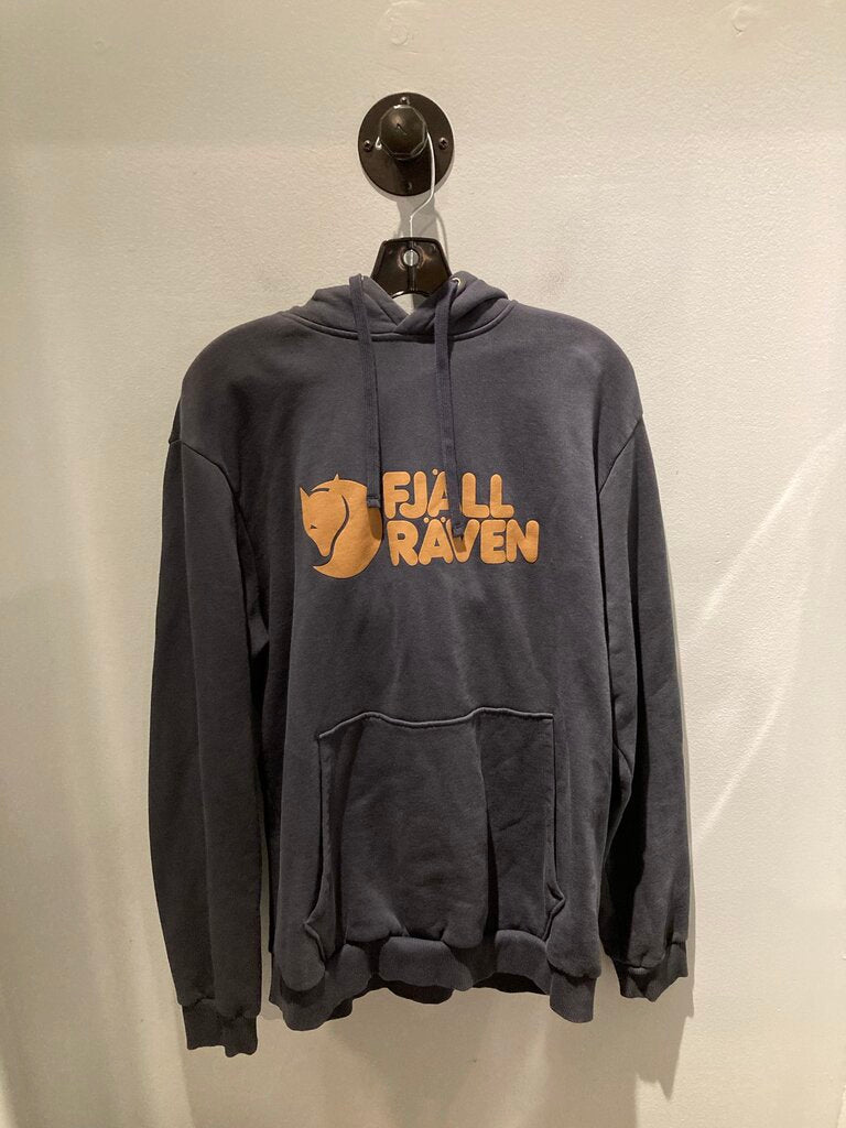 Fjallraven Pullover Hoody, Blue/Brown, Men's L