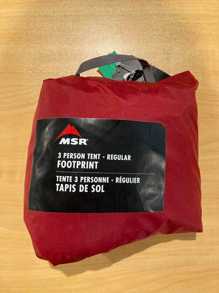 (Unused) MSR Tent Footprint, Red, 3P