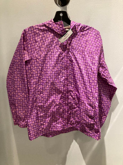 Lands End Windbreaker Jacket, Purple, Kid's L