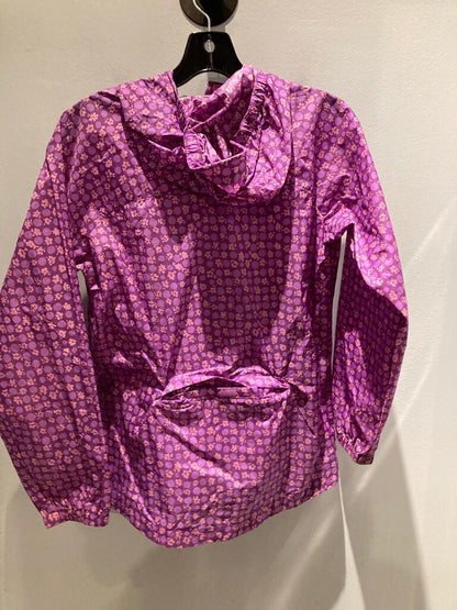 Lands End Windbreaker Jacket, Purple, Kid's L