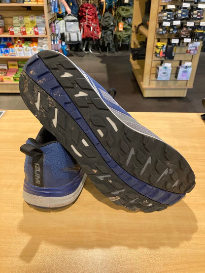 Pearl iZumi Low Shoes, Gray/Blue, Men's 10?
