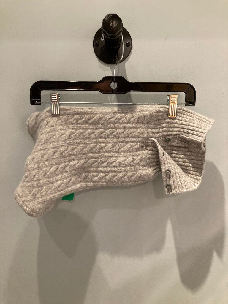 Knit Dog Sweater, Grey, Large
