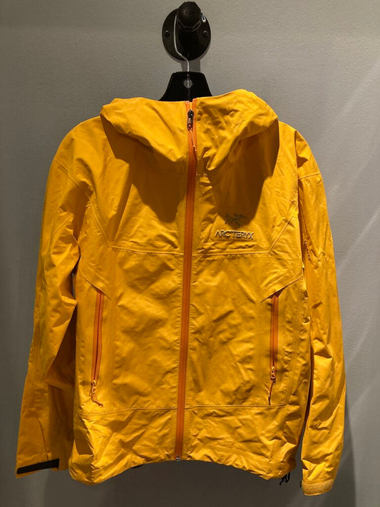 Arc'teryx Rain Jacket, Yellow, Men's S