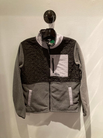 Eddie Bauer Fleece Jacket, Black/Grey, Kid's XL