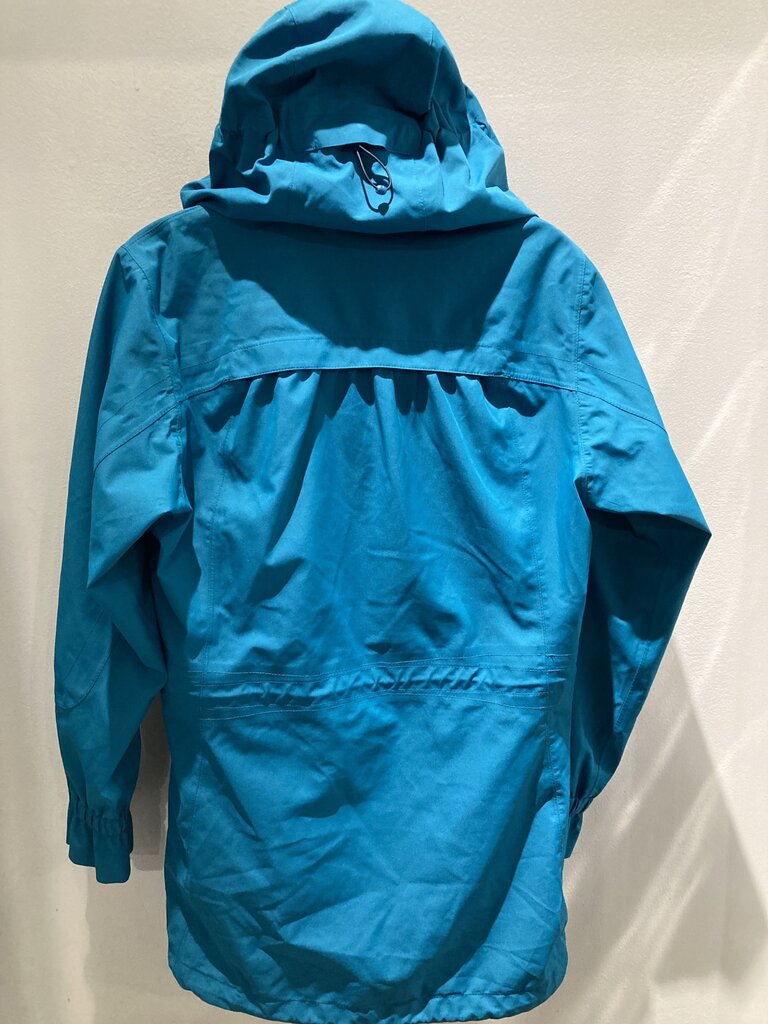 REI Long Rain Jacket Coat, Teal/Navy, Women's XS