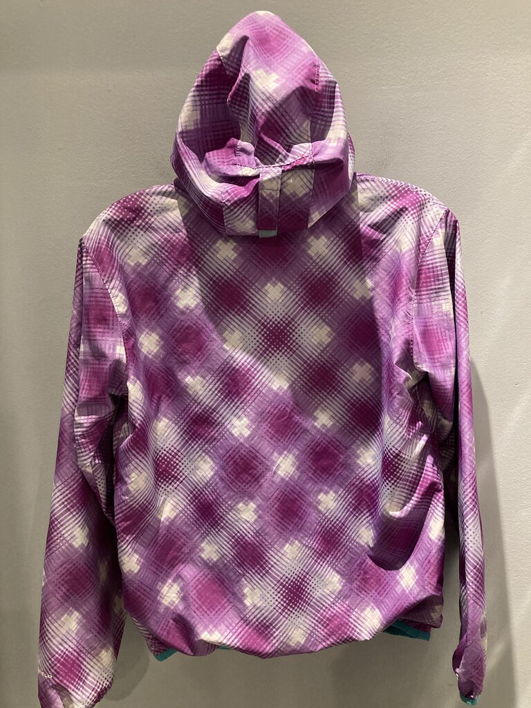 Columbia Fleece Lined Jacket, Pink/Teal/White, Kids L