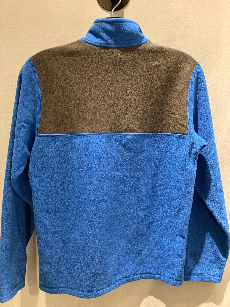 The North Face 1/4 Zip Fleece, Blue/Grey, Kids L