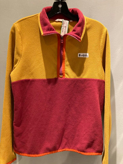 Cotopaxi 1/4 Zip Fleece, Yellow/Pink, Women's S