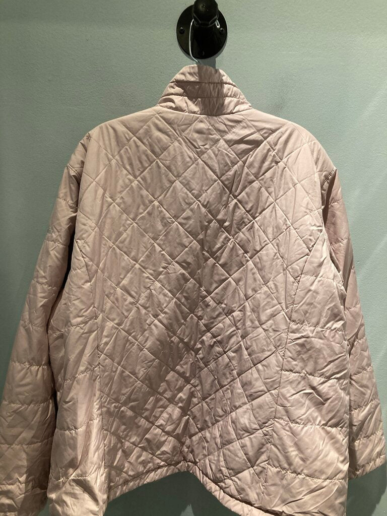 Columbia Quilted Jacket, Pink. Women's 3XL