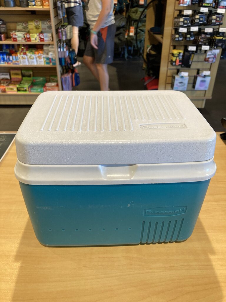Rubbermaid Mini Cooler, Teal/White