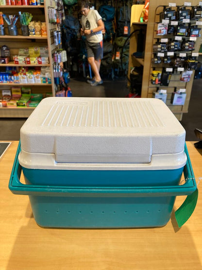 Rubbermaid Mini Cooler, Teal/White