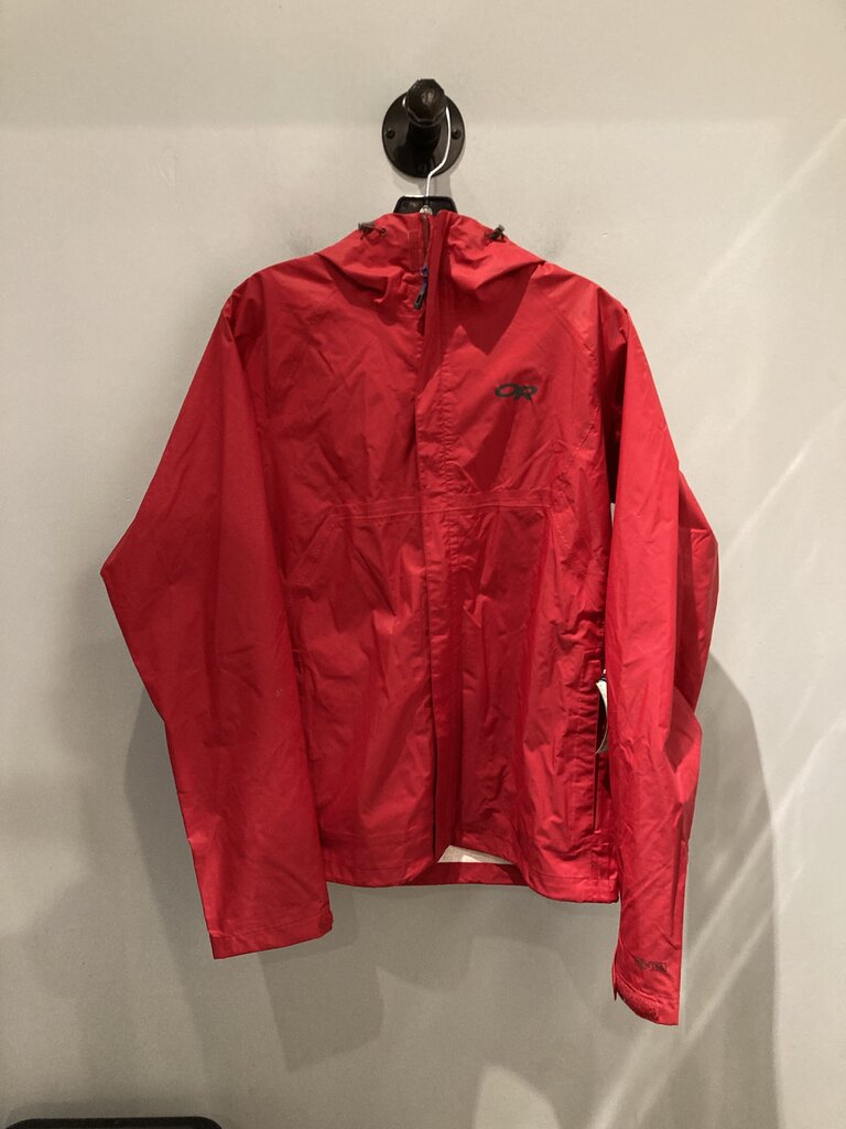 Outdoor Research Rain Jacket, Red, Women's M