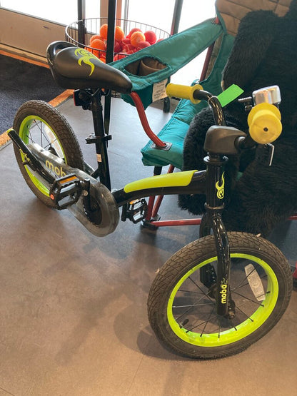Mobo Kids Bike, Black/Green, 14' Tire