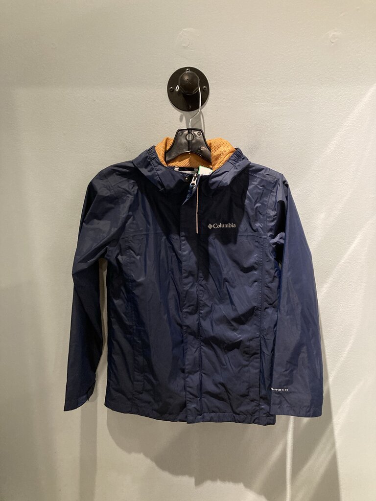 Columbia Rain Jacket, Navy, Kid's M