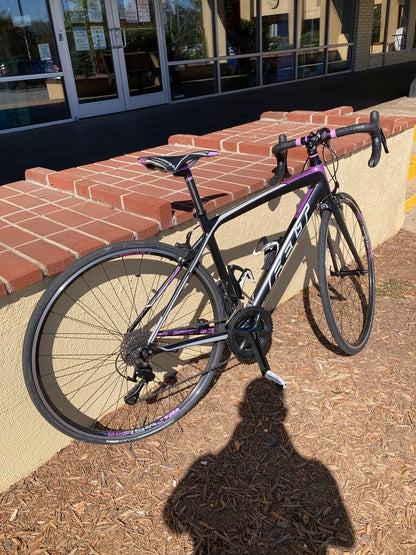 Felt ZW 6061 Aluminum Women's Bike, Black/Purple, M Frame, 700c Wheels