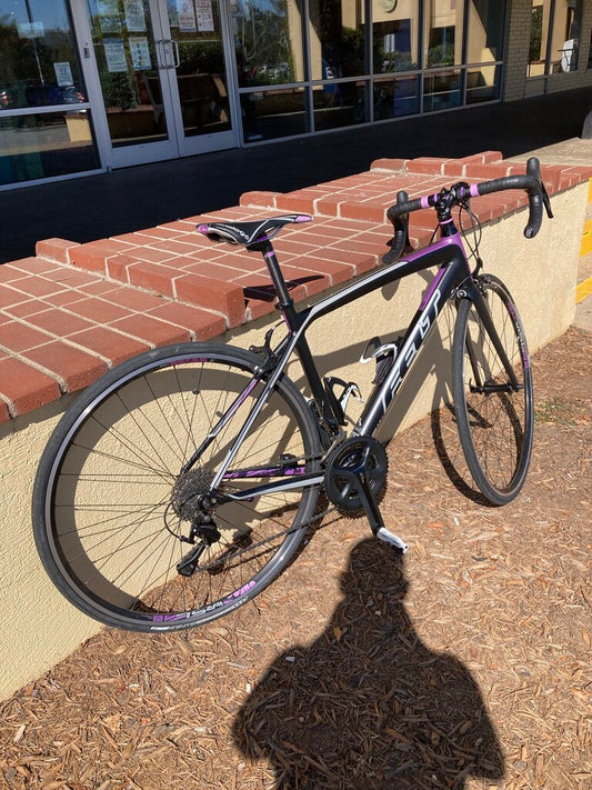 Felt ZW 6061 Aluminum Women's Bike, Black/Purple, M Frame, 700c Wheels