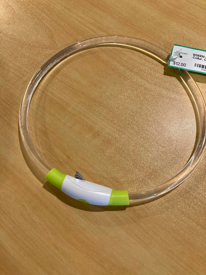BSEEN Rechargeable Dog Collar, Clear/Green