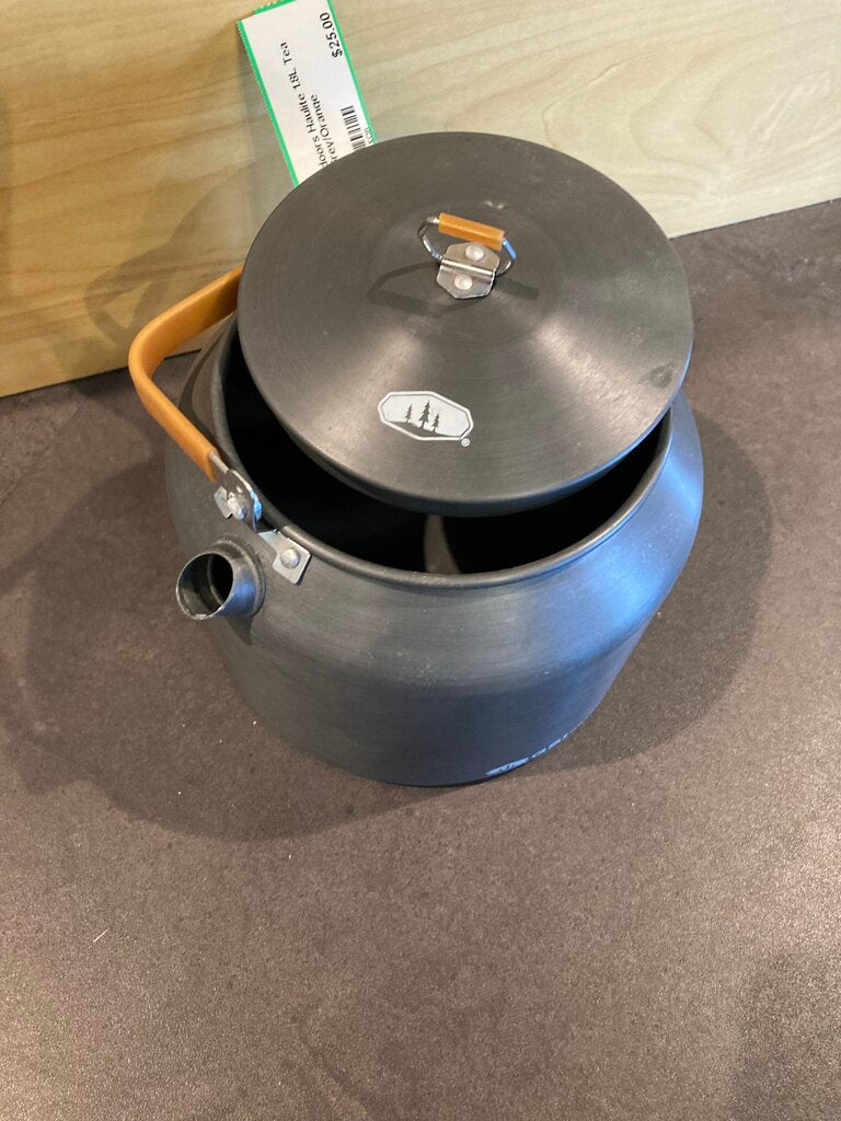 GSI Outdoors Haulite 1.8L Tea Kettle, Grey/Orange