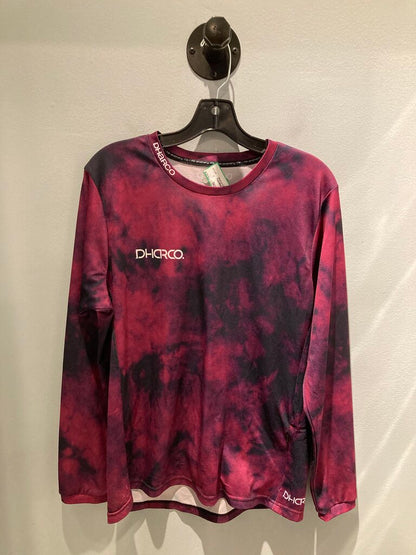 Dharco LS Crew, Pink/Black/Purple, Men's L?