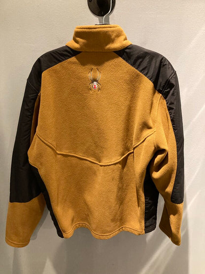 Spyder Fleece Jacket, Brown/Black, Men's M