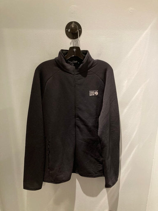 Mountain Hardwear Zip Fleece, Black, Men's XL