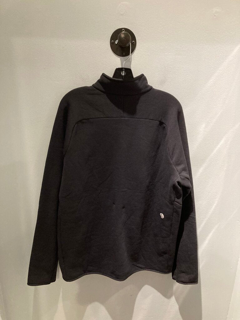 Mountain Hardwear Zip Fleece, Black, Men's XL