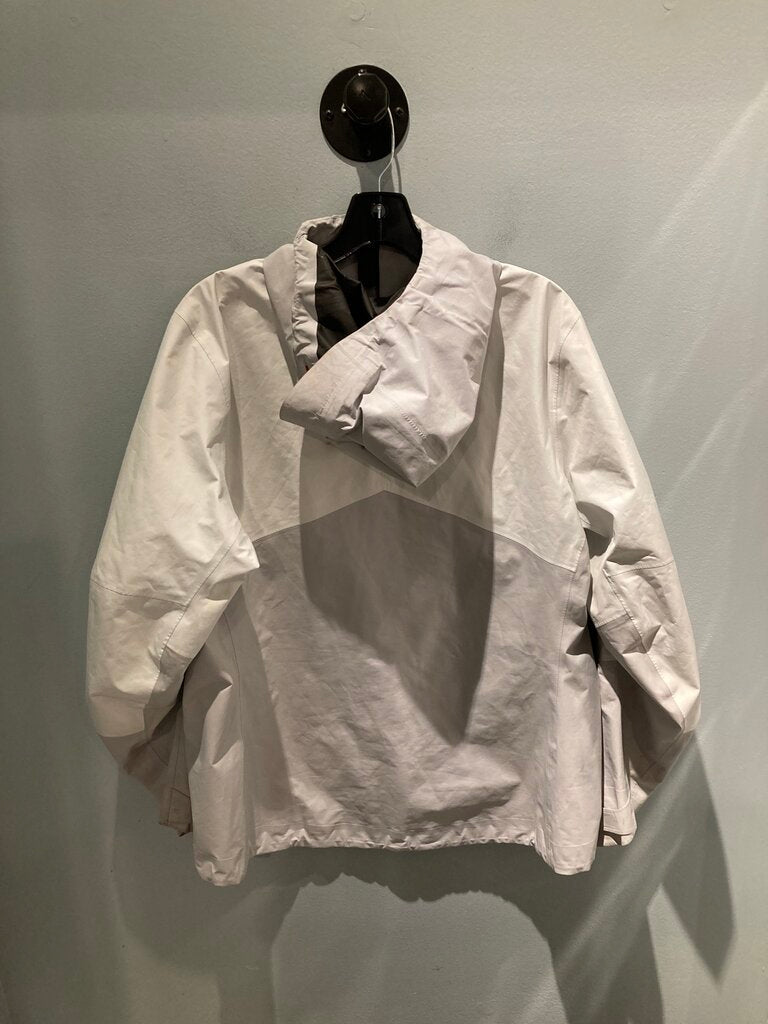 (Stains) REI Rain Jacket, White, Women's XL
