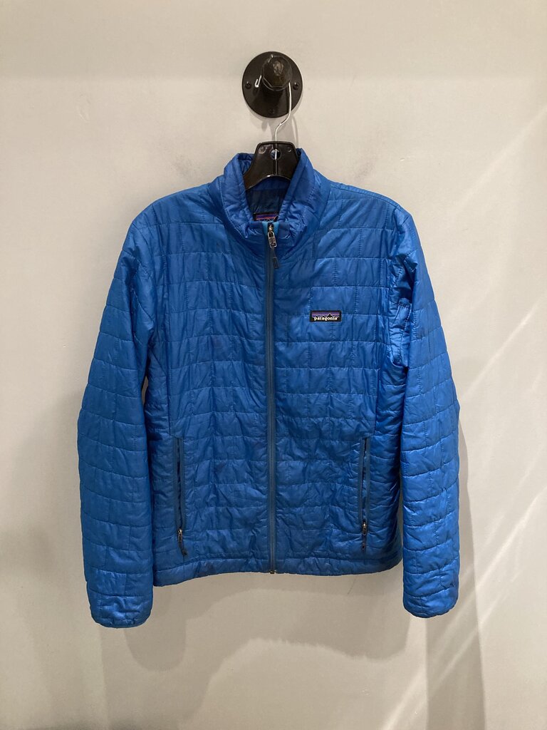 (Stains) Patagonia Puffy Jacket, Blue, Men's S