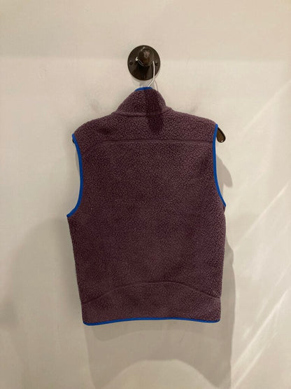 Patagonia Zip Fleece Vest, Purple/Blue, Men's S
