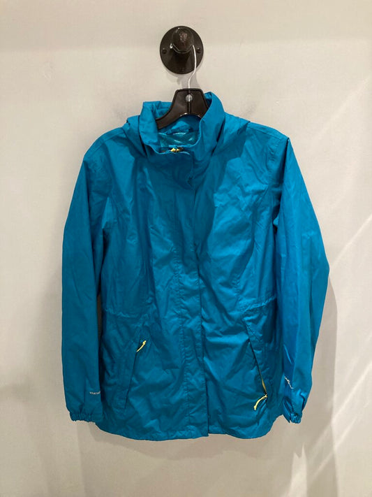 Eddie Bauer Rain Jacket, Blue, Women's M