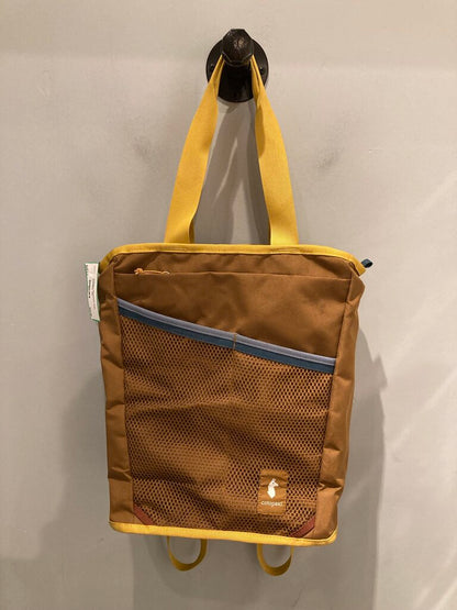 Cotopaxi Backpack Tote, Gold/Blue, 22L