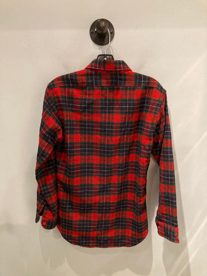 Pendleton LS Button Up, Red/Blue/Green, Women's S