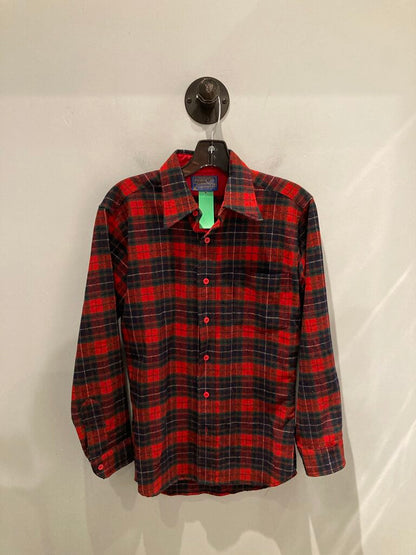 Pendleton LS Button Up, Red/Blue/Green, Women's S