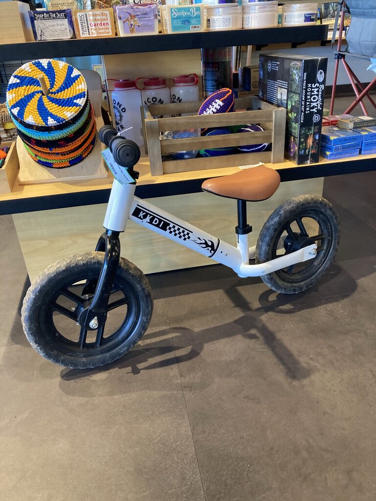 KKDI Strider Bike, White/Black, OS