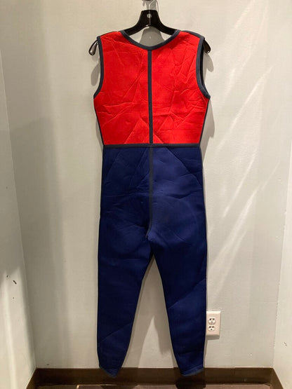 Neoprene Farmer John Wetsuit, Red/Blue, Men's M