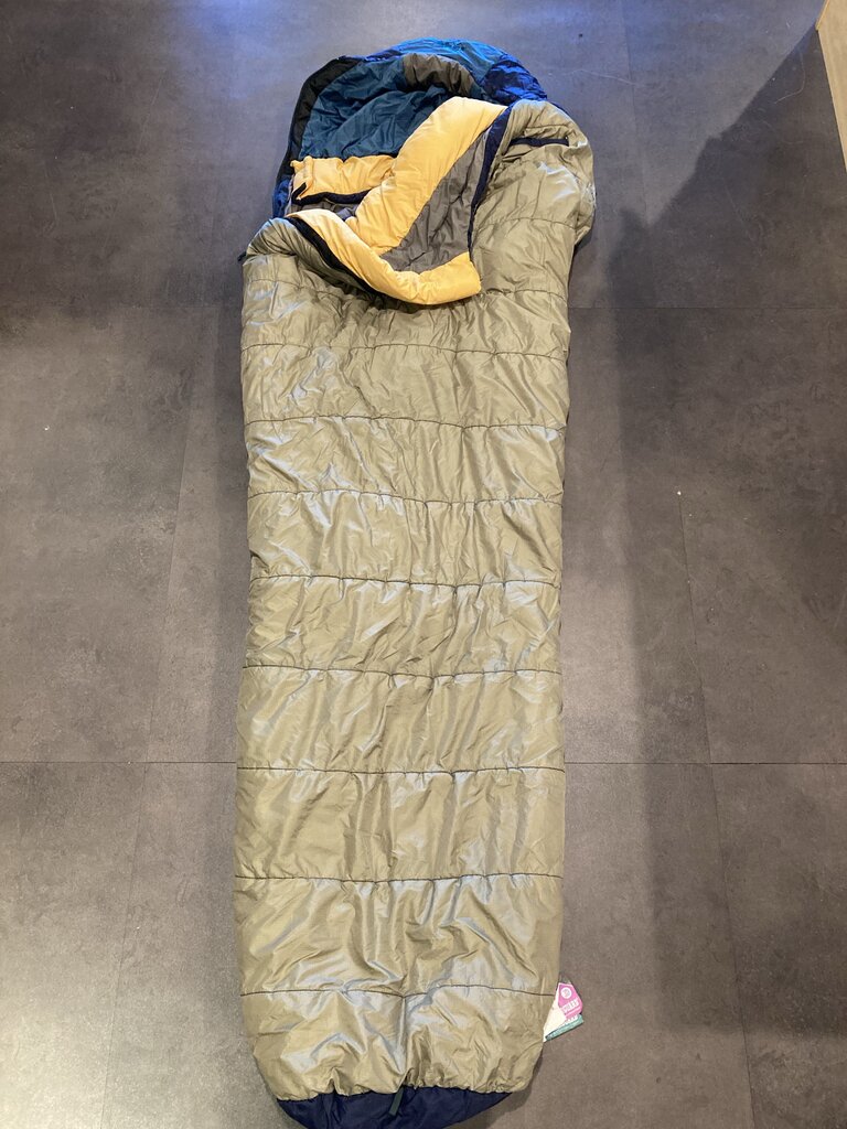 REI Mummy Sleeping Bag, Navy/Green/Yellow, 30deg?
