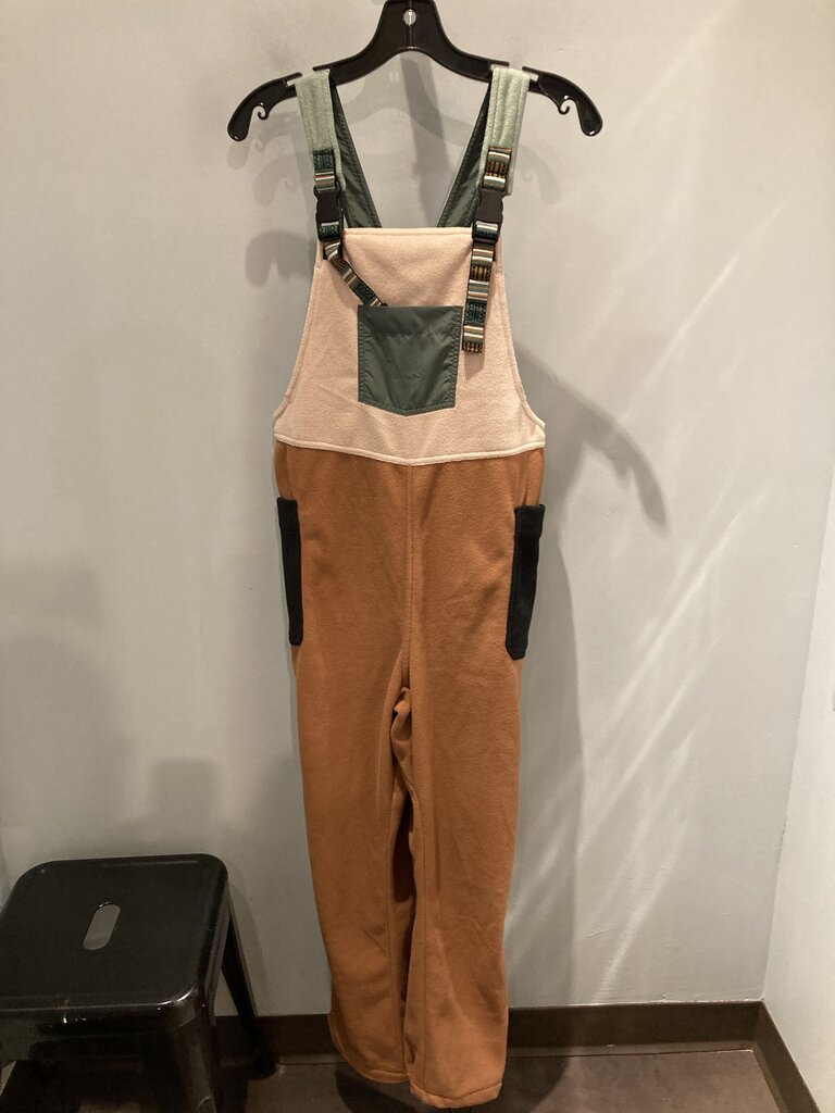 Kavu Fleece Overalls, Brown/Black, Women's XS