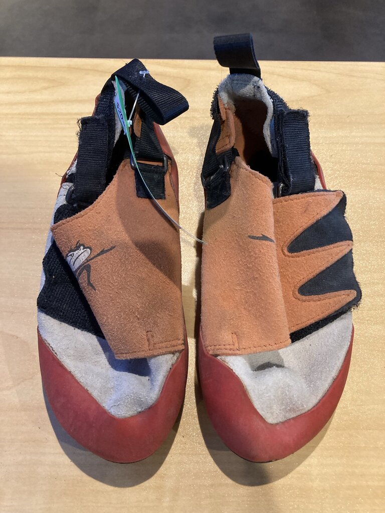 Madrock Climbing Shoes, Red/Orange/White, Sz 3