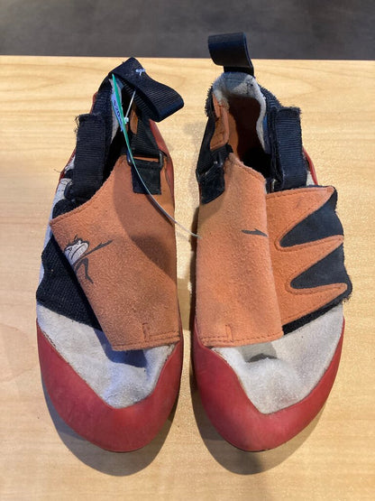 Madrock Climbing Shoes, Red/Orange/White, Sz 3