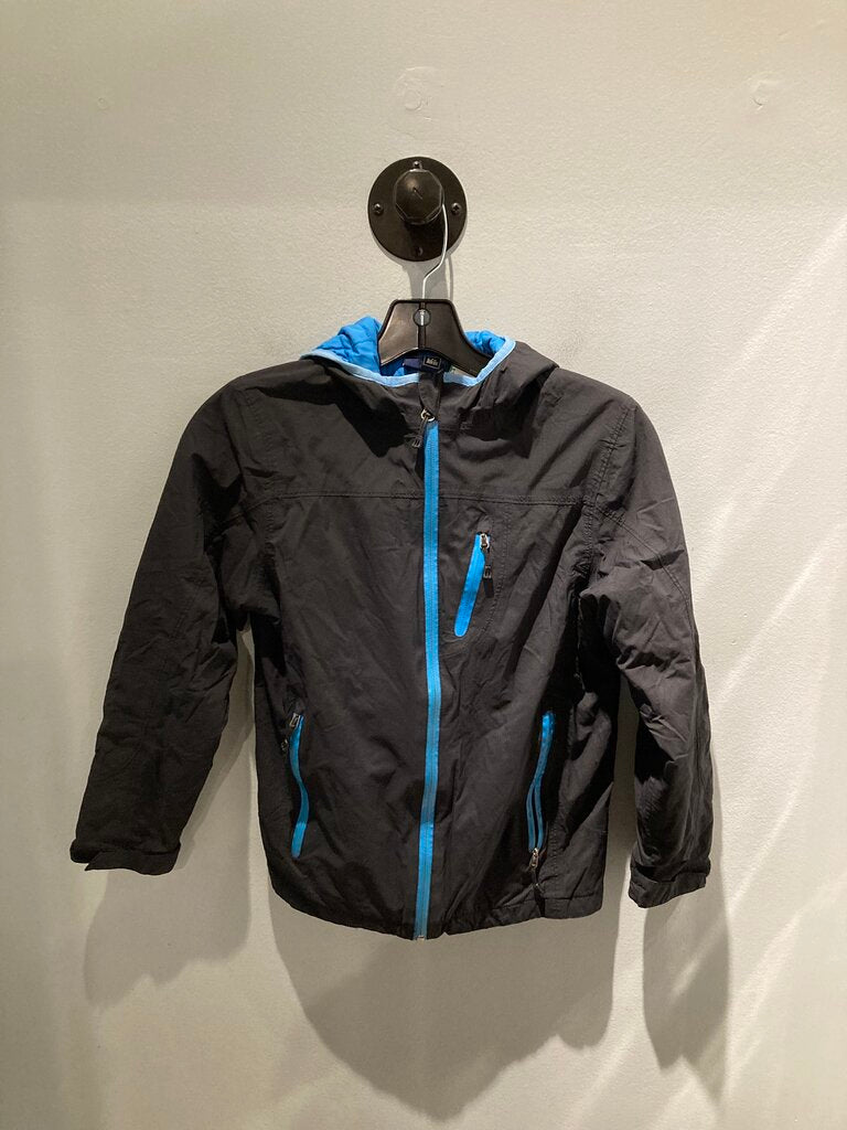 REI Insulated Jacket, Black/Blue, Kids M (10-12)
