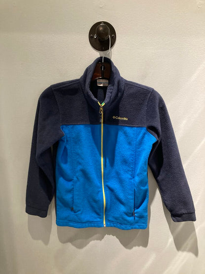Columbia Zip Fleece, Blue/Navy, Kids M
