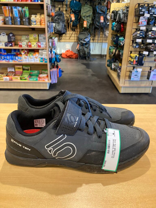 Five Ten SPD Shoes, Grey/Black, Men's 12