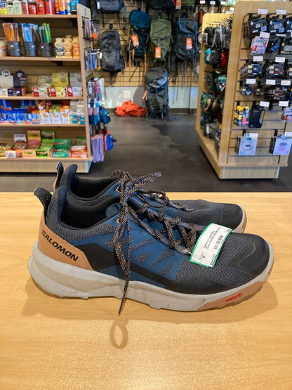 Salomon Low Hiker, Grey/Blue/Brown, Men's 10.5