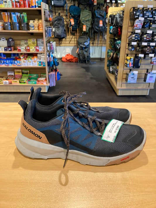 Salomon Low Hiker, Grey/Blue/Brown, Men's 10.5