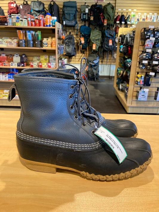 LL Bean Fleece Lined Boots, Blue/Black, Men's 10